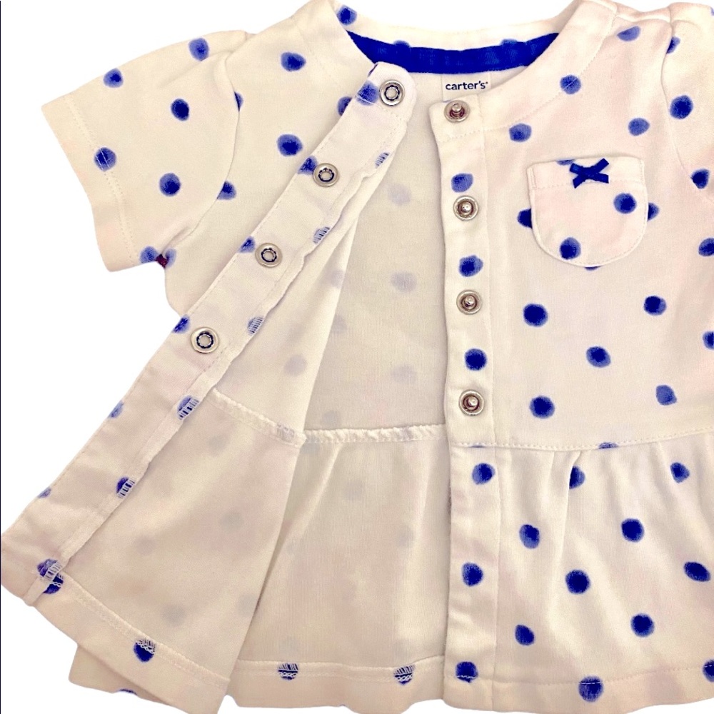 Carter’s 12 Month Button Short Sleeve - Picture 4 of 5